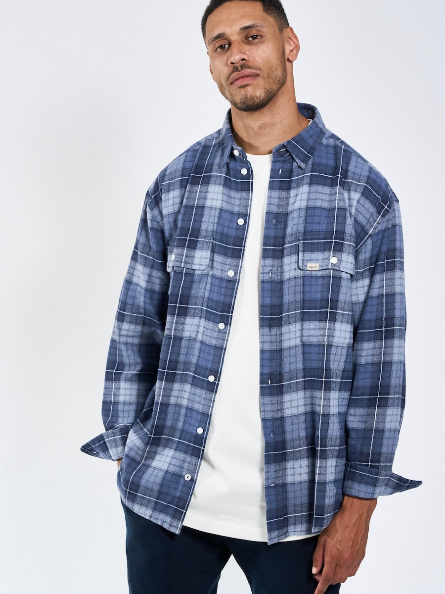 Рубашка на пуговицах классического кроя Legends Russel Flannel Check 04, синий
Рубашка на пуговицах классического кроя Legends Russel Flannel Check 04, синий