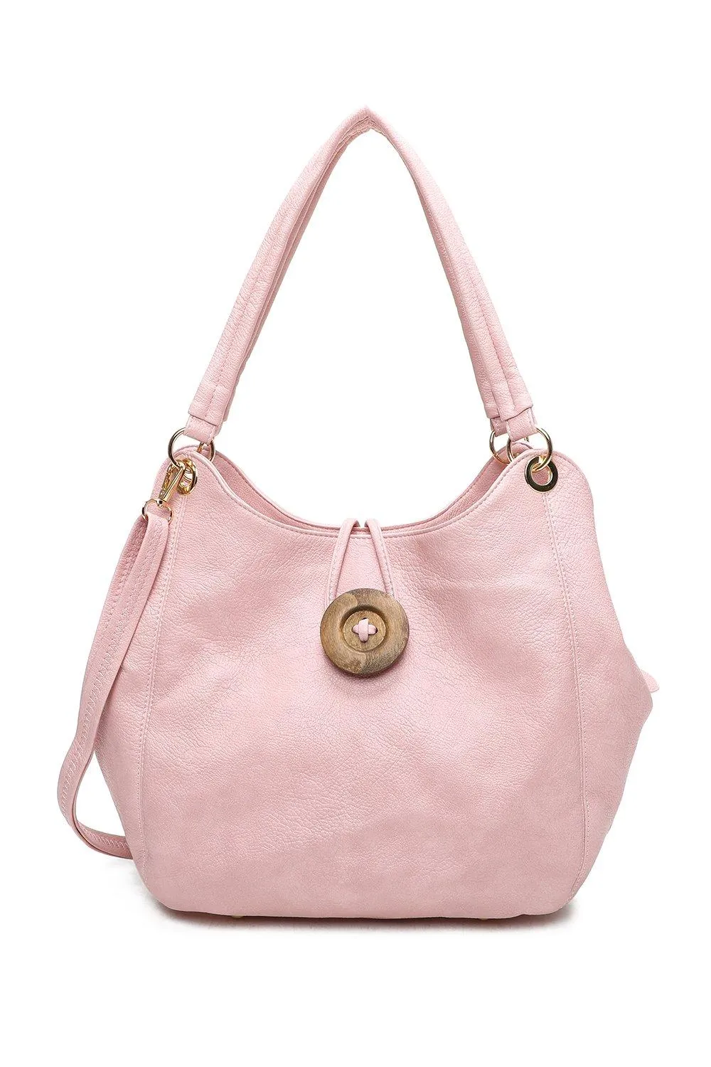 Сумка на плечо из искусственной кожи с тремя отделениями Hava Button Design Fontanella Fashion, розовый
Сумка на плечо из искусственной кожи с тремя отделениями Hava Button Design Fontanella Fashion, розовый