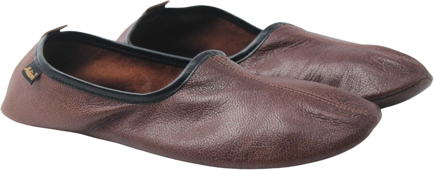 Домашние кожаные тапочки Akdam Mens Indoor, традиционные бабуши, мокасины, темно-коричневый
Домашние кожаные тапочки Akdam Mens Indoor, традиционные бабуши, мокасины, темно-коричневый