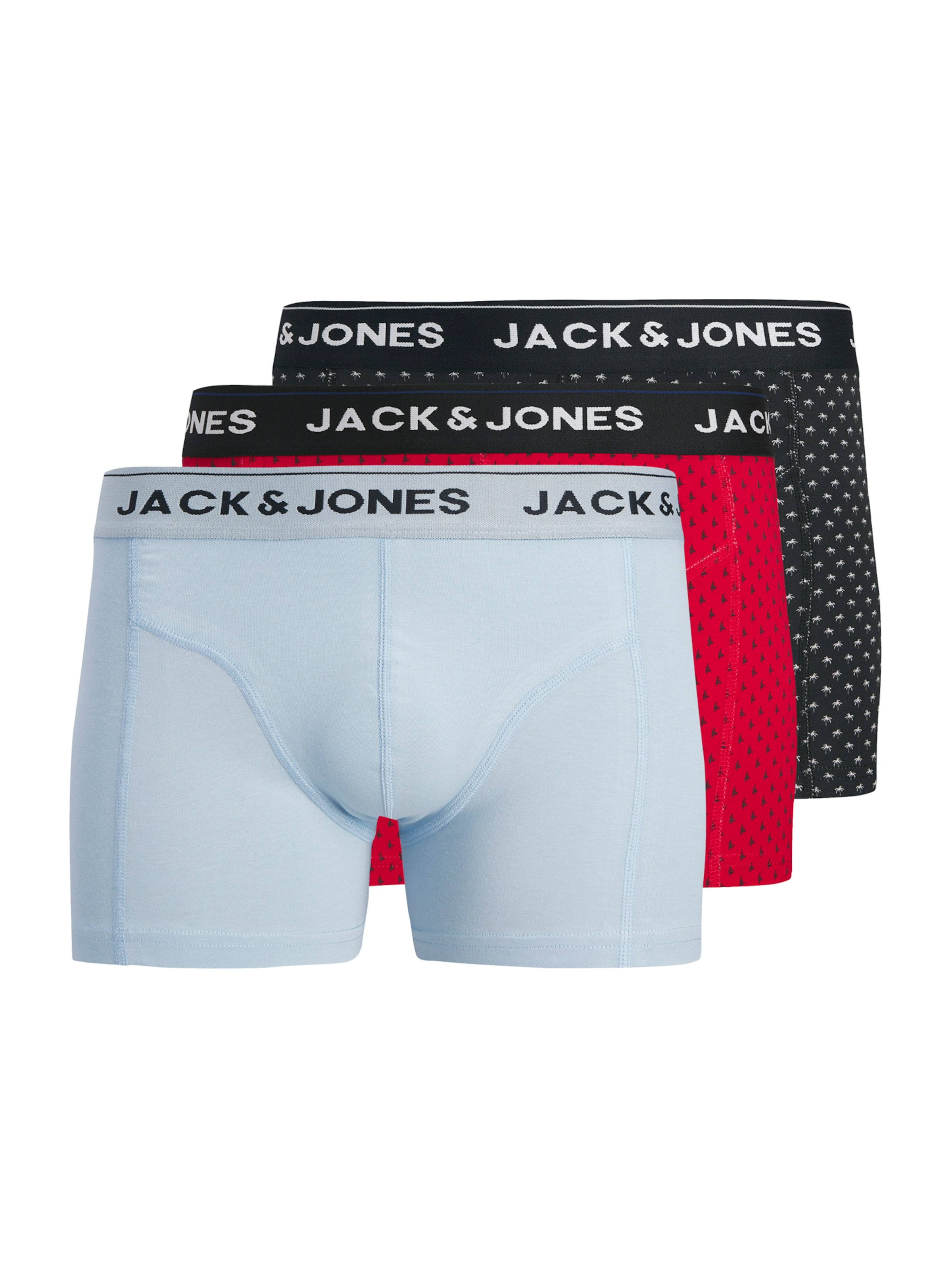 JACK & JONES Боксеры 'JACPALMTREE' в цвете Light Blue, Red, Black
JACK & JONES Боксеры 'JACPALMTREE' в цвете Light Blue, Red, Black