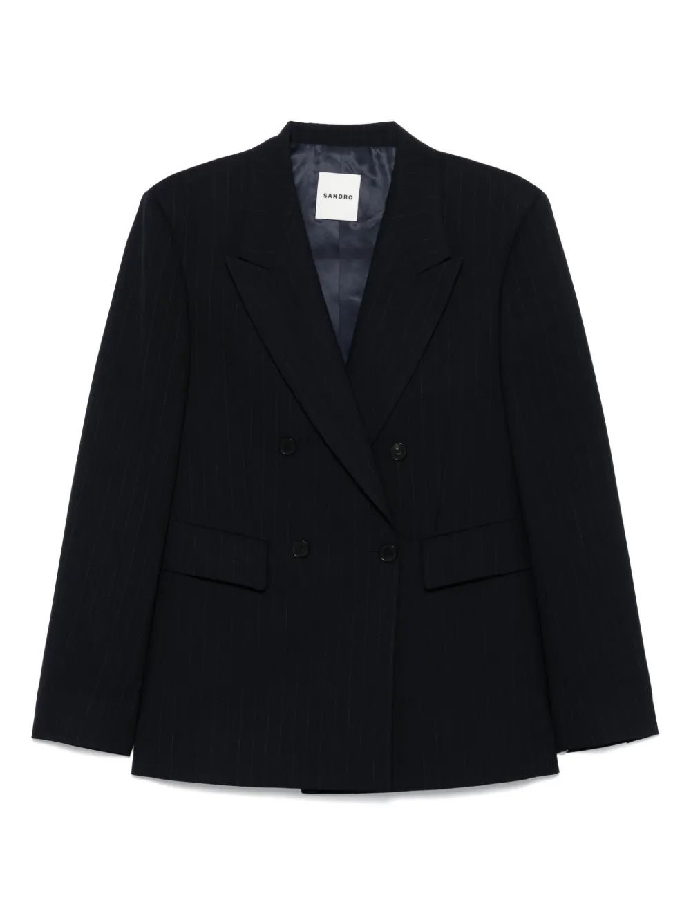 Двубортный пиджак SANDRO, синий
Двубортный пиджак SANDRO, синий
