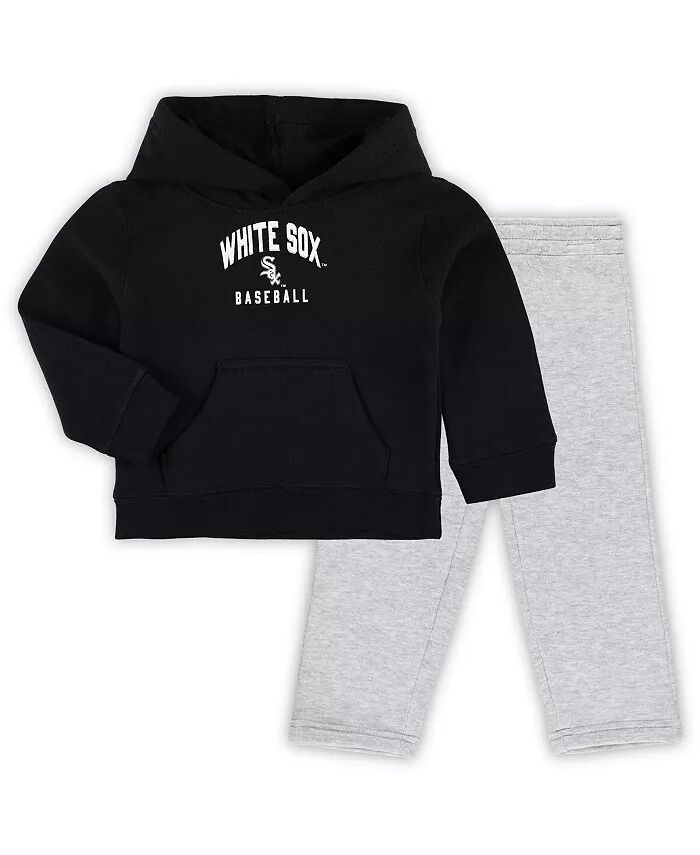 Комплект из свитера с капюшоном и брюк от Play by Play для мальчиков и девочек черного и серого цветов Chicago White Sox Outerstuff
Комплект из свитера с капюшоном и брюк от Play by Play для мальчиков и девочек черного и серого цветов Chicago White Sox Outerstuff