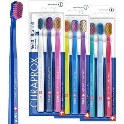 Зубная щетка Curaprox CS 5460 Ultra Soft для взрослых с щетинками 5460 Ultra Soft CUREN
Зубная щетка Curaprox CS 5460 Ultra Soft для взрослых с щетинками 5460 Ultra Soft CUREN