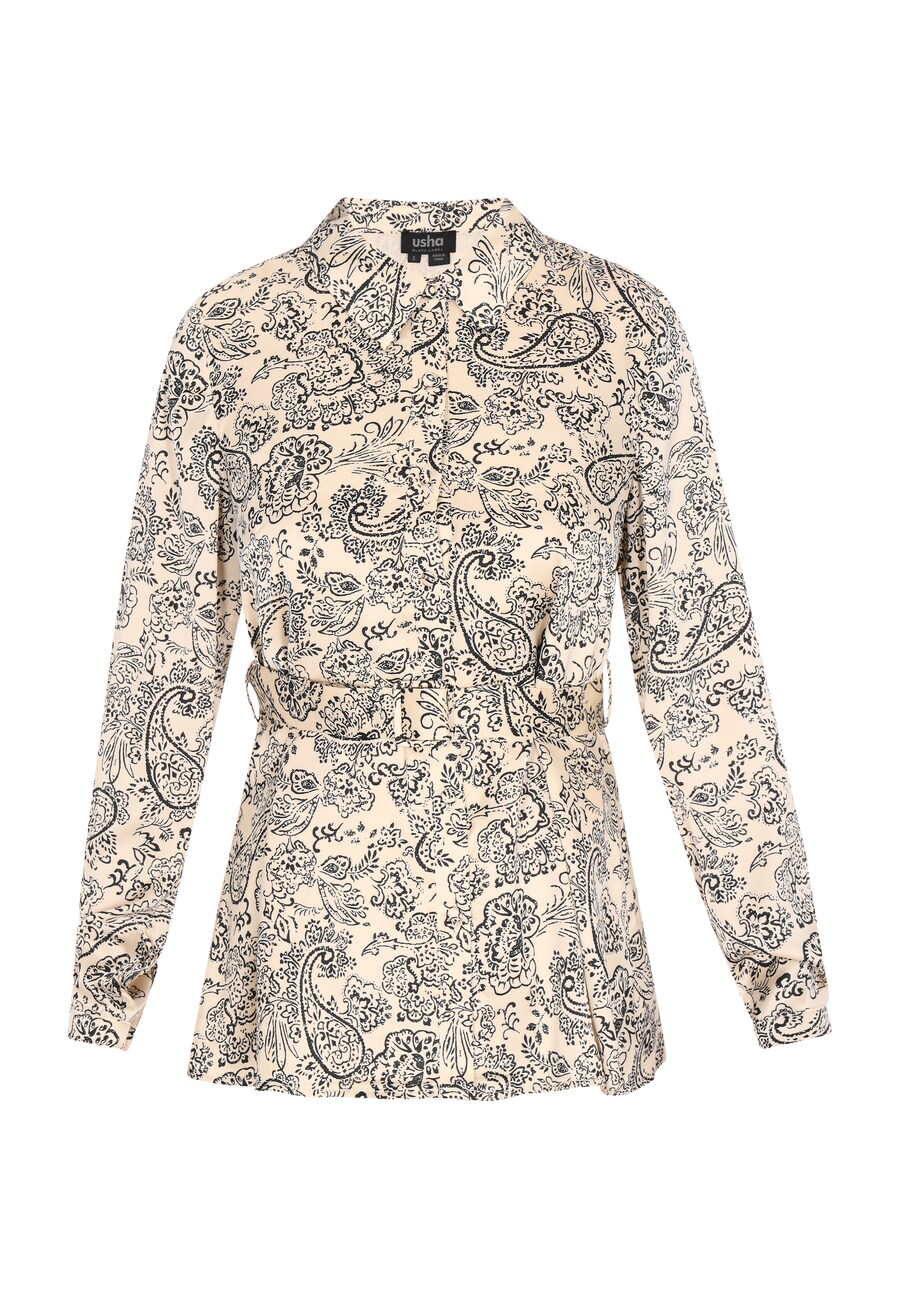 Блуза usha BLACK LABEL Fashion Look, кремовый
Блуза usha BLACK LABEL Fashion Look, кремовый