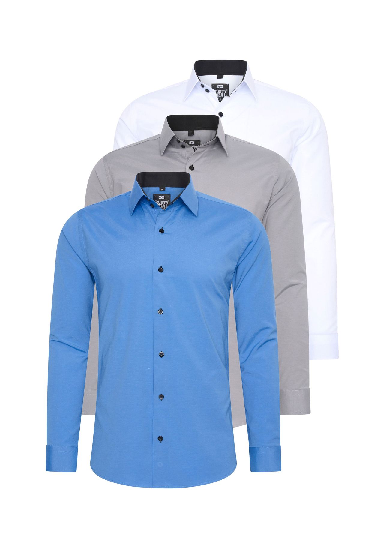 Рубашка (3 шт) с длинными рукавами, приталенного кроя RUSTY NEAL, синий
Рубашка (3 шт) с длинными рукавами, приталенного кроя RUSTY NEAL, синий