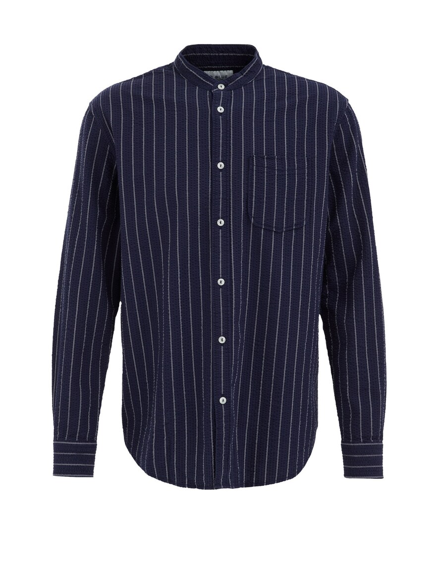 Рубашка на пуговицах Comfort fit WE Fashion, темно-синий
Рубашка на пуговицах Comfort fit WE Fashion, темно-синий