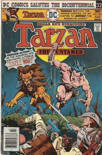 Tarzan #251 July 1976 By Edgar Rice Burroughs (DC Comics)
Tarzan #251 July 1976 By Edgar Rice Burroughs (DC Comics)