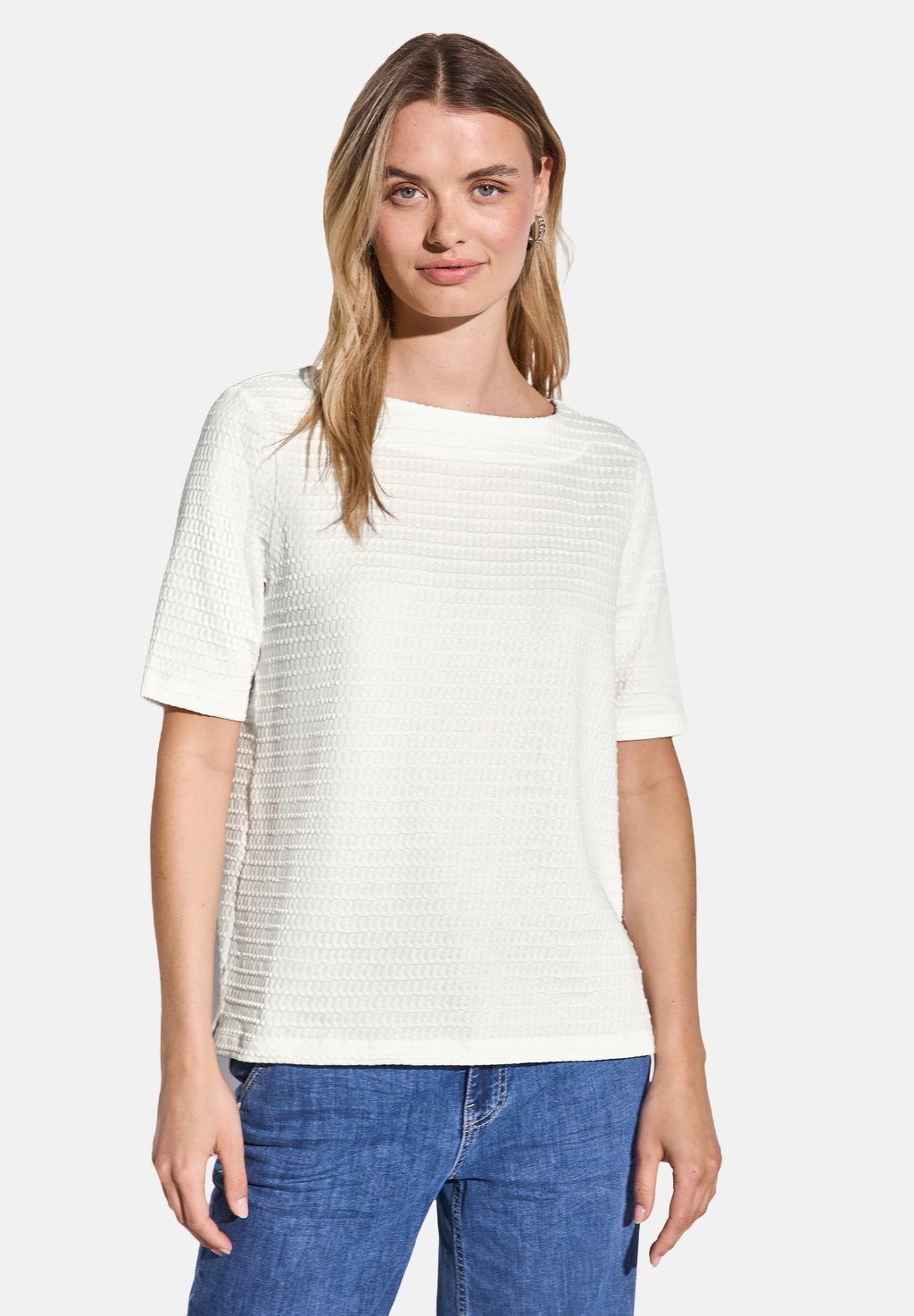 Базовая футболка Street One, слоновая кость
Базовая футболка Street One, слоновая кость