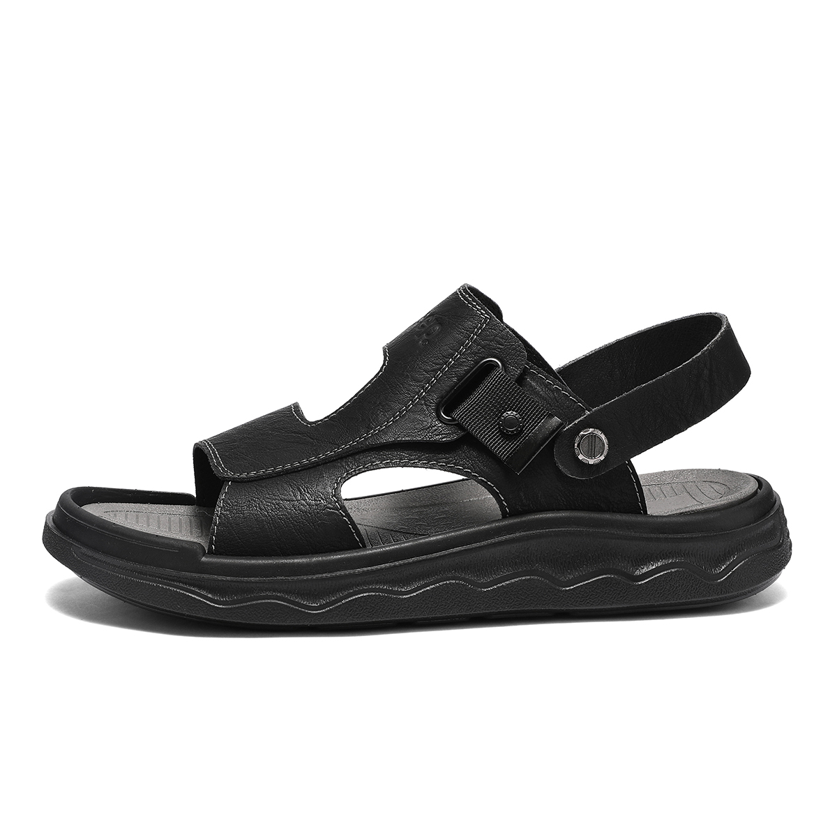 Jeep Мужские пляжные сандалии Black/Gray в черном цвете, цвет Black
Jeep Мужские пляжные сандалии Black/Gray в черном цвете, цвет Black