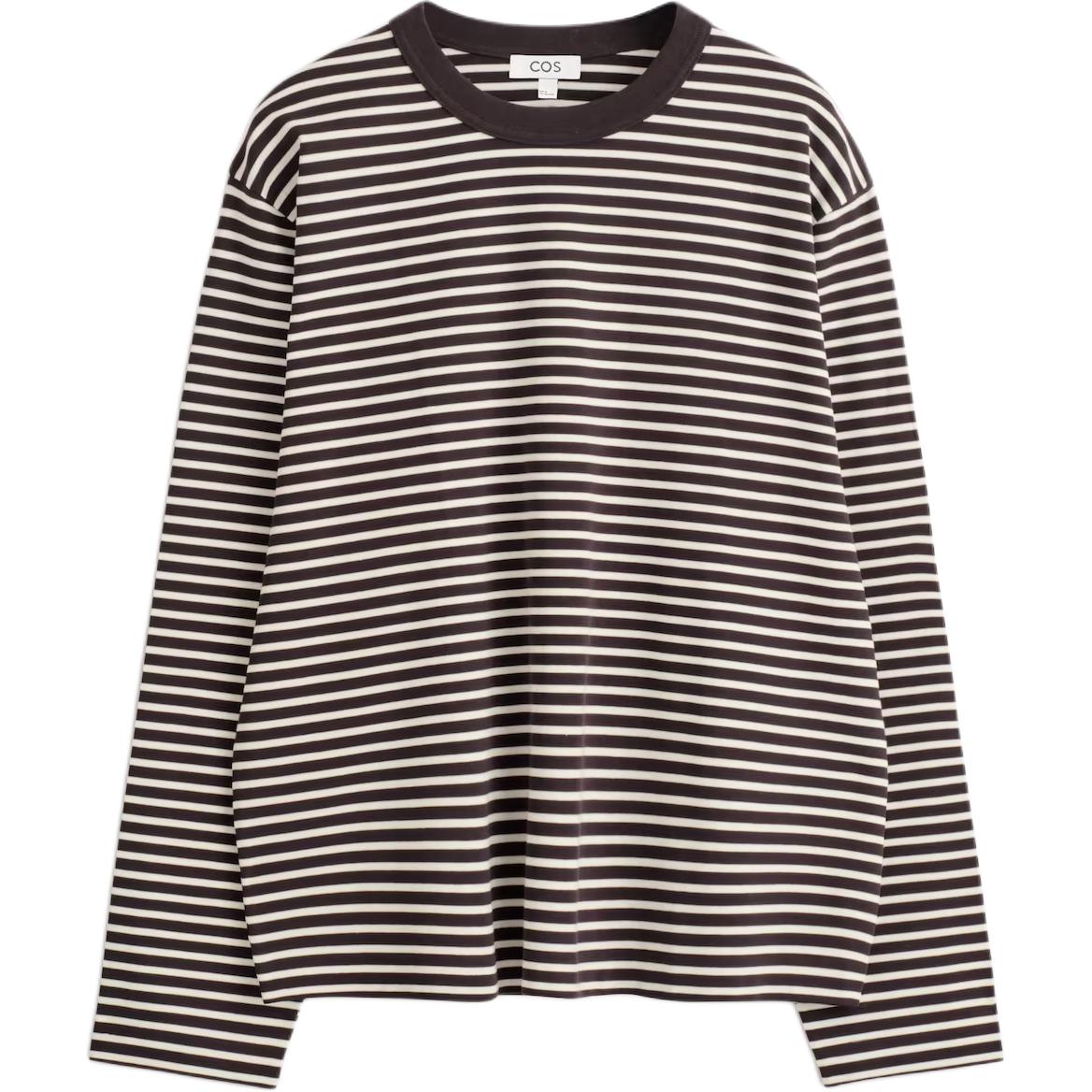 COS Футболка мужская Brown/Ecru/Stripes Crew Neck
COS Футболка мужская Brown/Ecru/Stripes Crew Neck