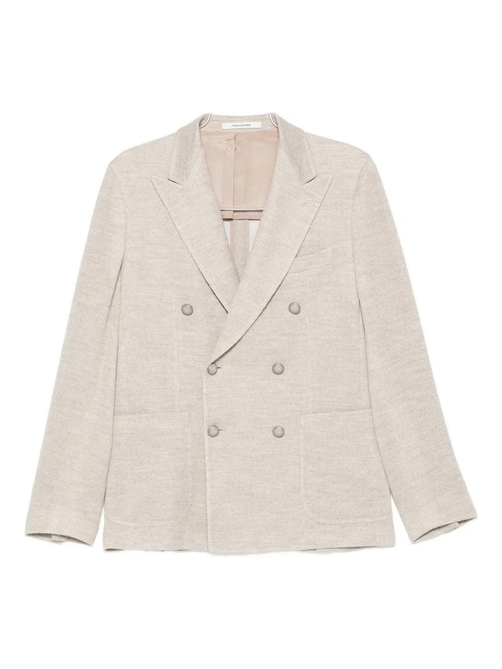 Двубортный пиджак с накладными карманами TAGLIATORE, нейтральный
Двубортный пиджак с накладными карманами TAGLIATORE, нейтральный