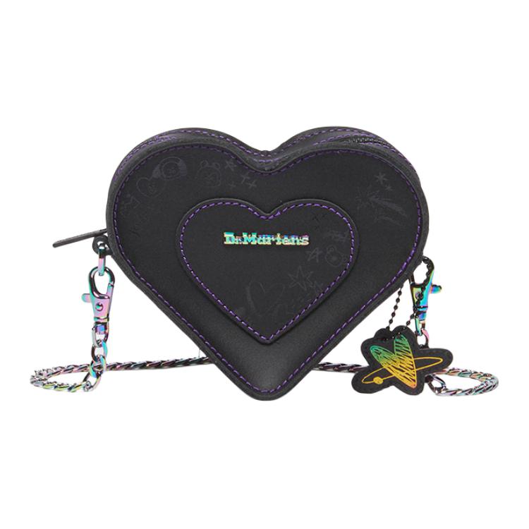 Dr.Martens Кожаная сумка в форме сердца через плечо миниатюрная женская черная, Black
Dr.Martens Кожаная сумка в форме сердца через плечо миниатюрная женская черная, Black