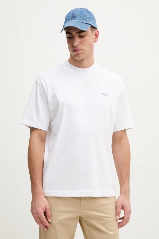 Хлопковая футболка Boss Orange, белый
Хлопковая футболка Boss Orange, белый