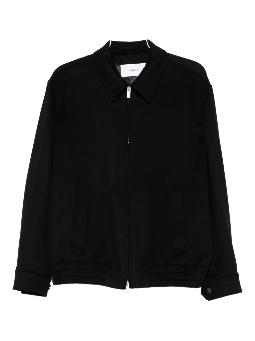 Куртка-бомбер на молнии Lardini, черный 
Куртка-бомбер на молнии Lardini, черный