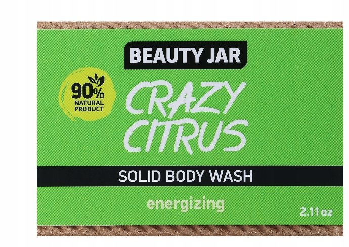 Твердый гель для душа BEAUTY JAR Crazy Citrus, 60 г
Твердый гель для душа BEAUTY JAR Crazy Citrus, 60 г