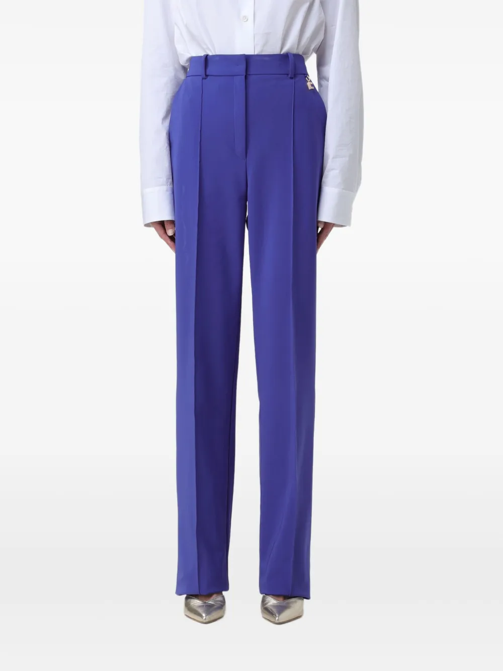 Брюки с шлевками для пояса Elisabetta Franchi, синий
Брюки с шлевками для пояса Elisabetta Franchi, синий