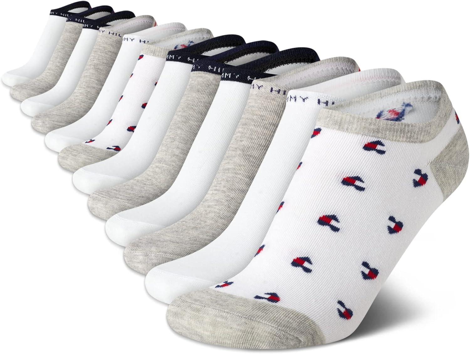 Женские носки Tommy Hilfiger, непромокаемые, 12 шт., мягкие, эластичные, женские, спортивные носки до щиколотки, беговые носки для женщин, White Multi
Женские носки Tommy Hilfiger, непромокаемые, 12 шт., мягкие, эластичные, женские, спортивные носки до щиколотки, беговые носки для женщин, White Multi