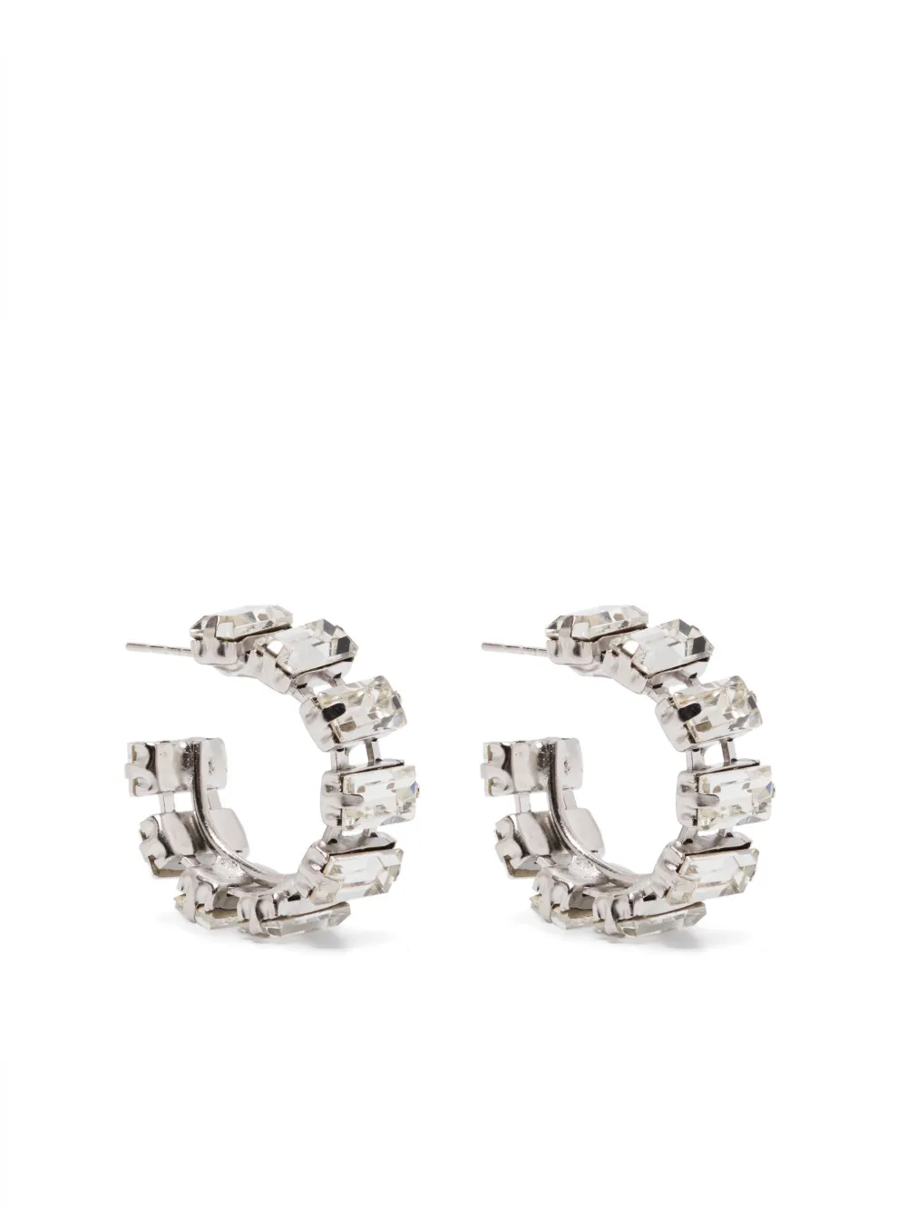 Серьги-кольца с кристаллами Forte Forte, серебяный
Серьги-кольца с кристаллами Forte Forte, серебяный