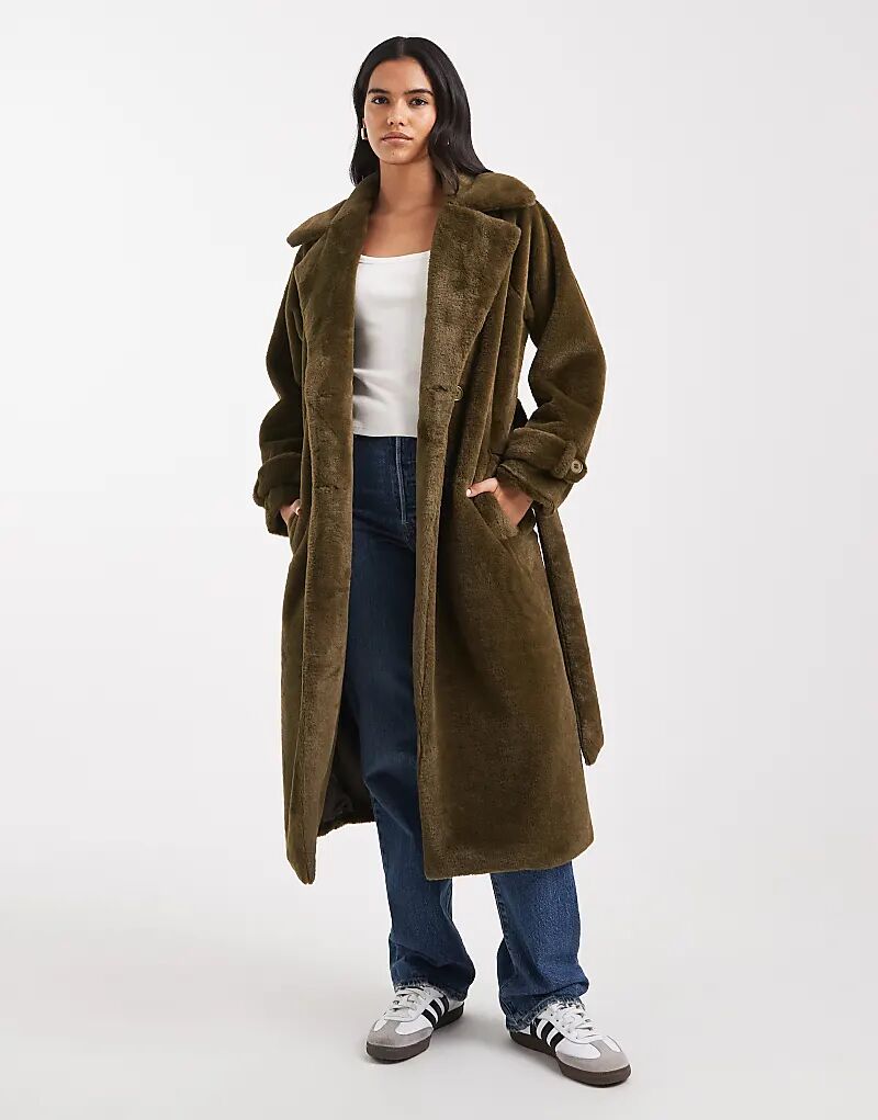 Пальто мидакси из искусственной овчины Wednesday's Girl с поясом, насыщенного оливкового цвета
Пальто мидакси из искусственной овчины Wednesday's Girl с поясом, насыщенного оливкового цвета