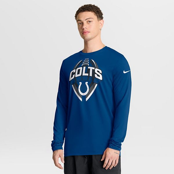 Мужская футболка с длинным рукавом Indianapolis Colts Primetime Legend Icon Performance Nike
Мужская футболка с длинным рукавом Indianapolis Colts Primetime Legend Icon Performance Nike