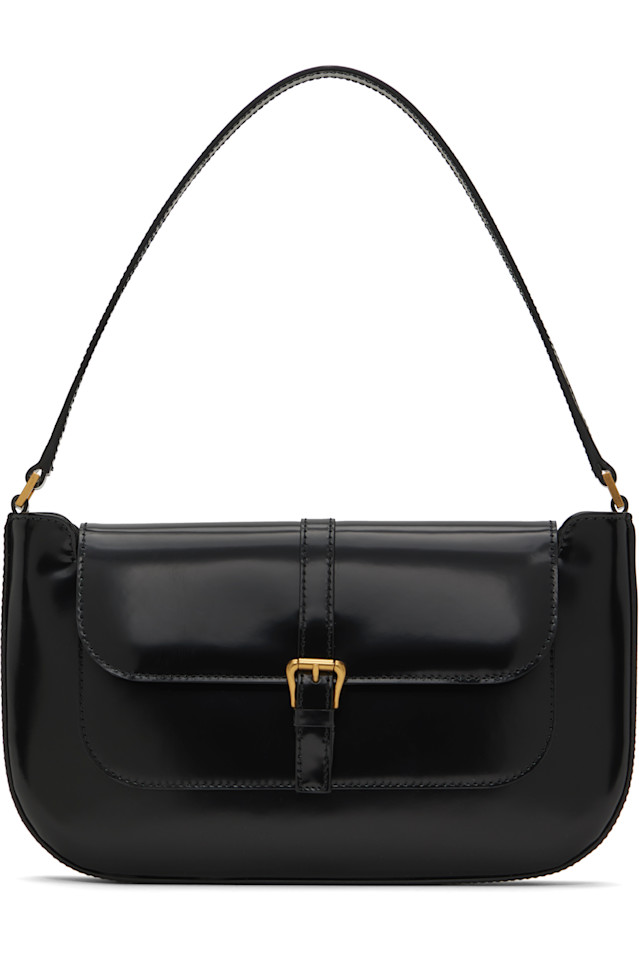 Сумка через плечо Miranda из полулакированной кожи By Far, черный
Сумка через плечо Miranda из полулакированной кожи By Far, черный