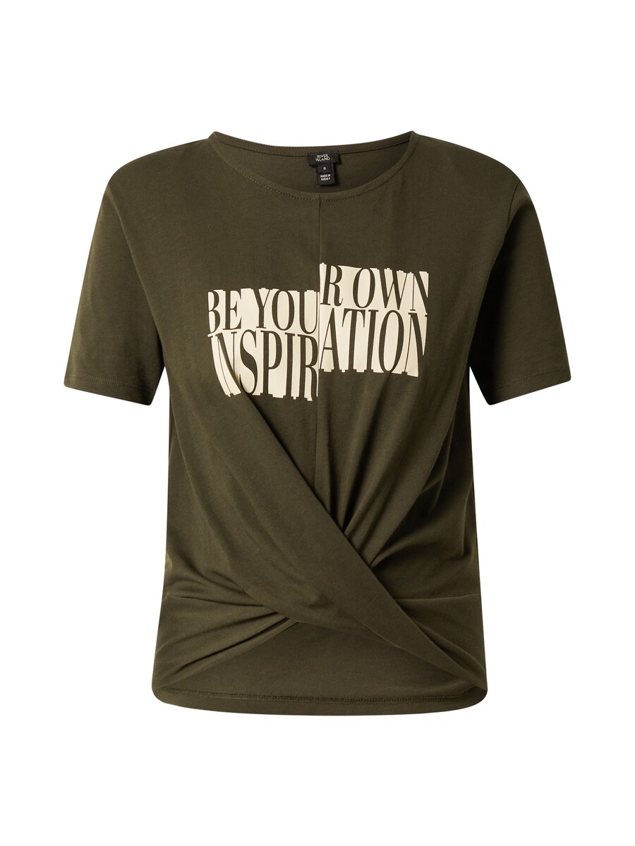 Футболка River Island Shirt, хаки
Футболка River Island Shirt, хаки