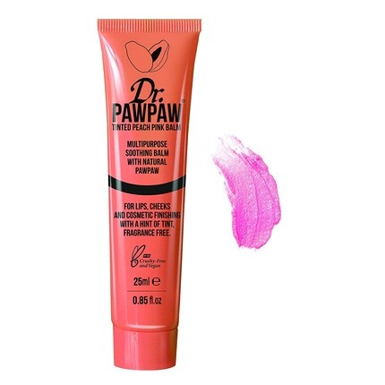 Pawpaw Тональный персиково-розовый бальзам для губ и кожи 25мл, Dr Pawpaw Tinted Peach Pink
Pawpaw Тональный персиково-розовый бальзам для губ и кожи 25мл, Dr Pawpaw Tinted Peach Pink