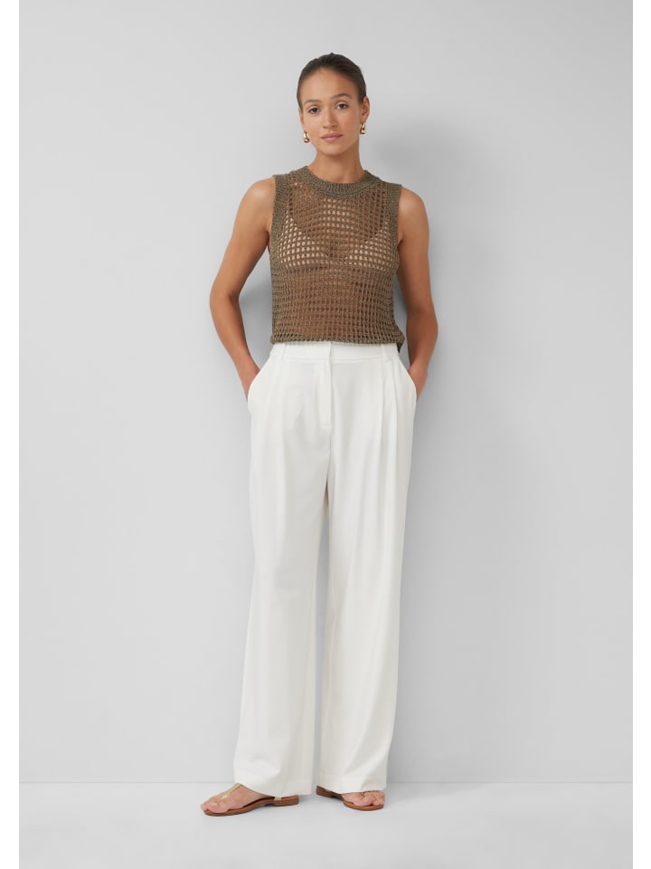 Тканевые брюки s.Oliver BLACK LABEL, кремовый
Тканевые брюки s.Oliver BLACK LABEL, кремовый