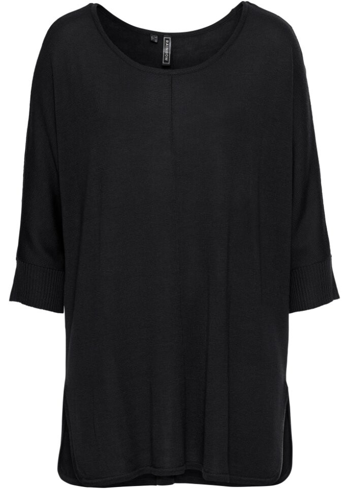 Вязаный свитер с рукавами 3/4 Rainbow, черный
Вязаный свитер с рукавами 3/4 Rainbow, черный