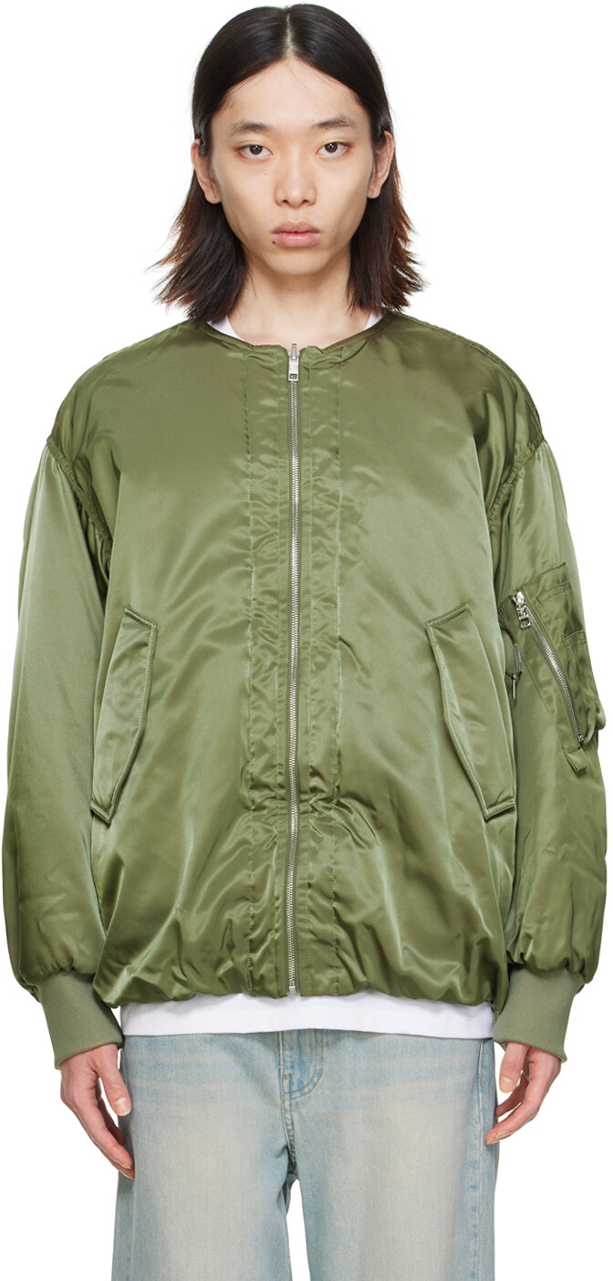 Хаки Двусторонний бомбер MA-1 Wooyoungmi
Хаки Двусторонний бомбер MA-1 Wooyoungmi