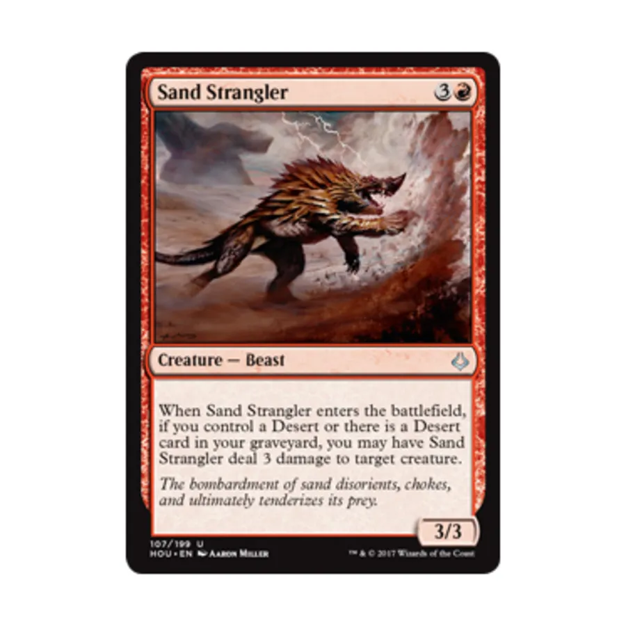 CCG Песчаный душитель (U), MTG - Hour of Devastation
CCG Песчаный душитель (U), MTG - Hour of Devastation