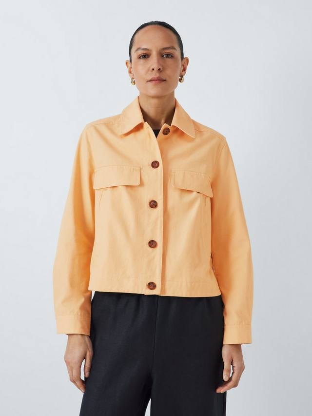 Куртка из хлопчатобумажной саржи John Lewis, оранжевый
Куртка из хлопчатобумажной саржи John Lewis, оранжевый