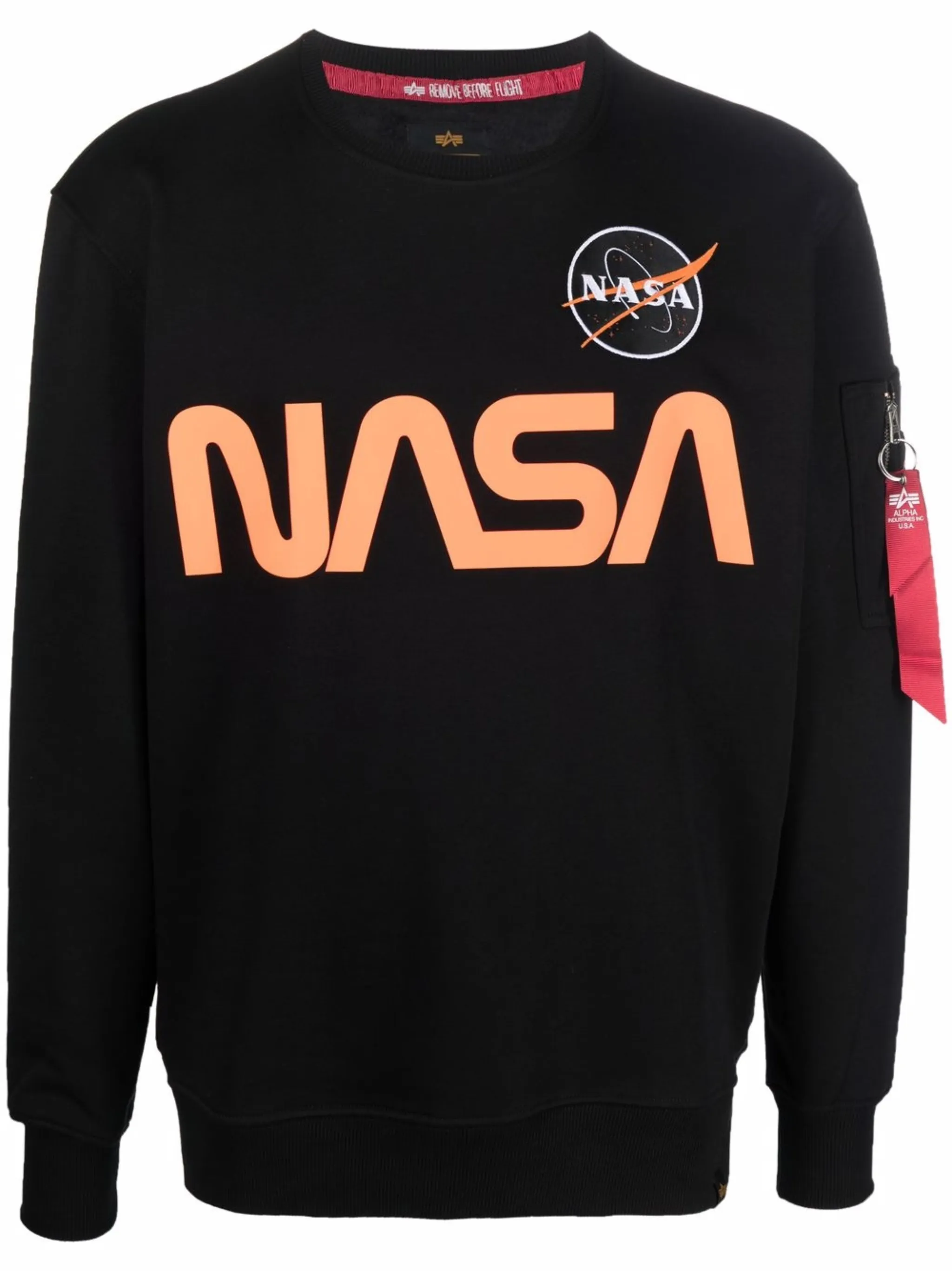 Джемпер с логотипом Alpha Industries, черный
Джемпер с логотипом Alpha Industries, черный