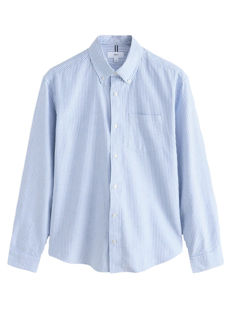 Рубашка обычного кроя на пуговицах Next, синий
Рубашка обычного кроя на пуговицах Next, синий