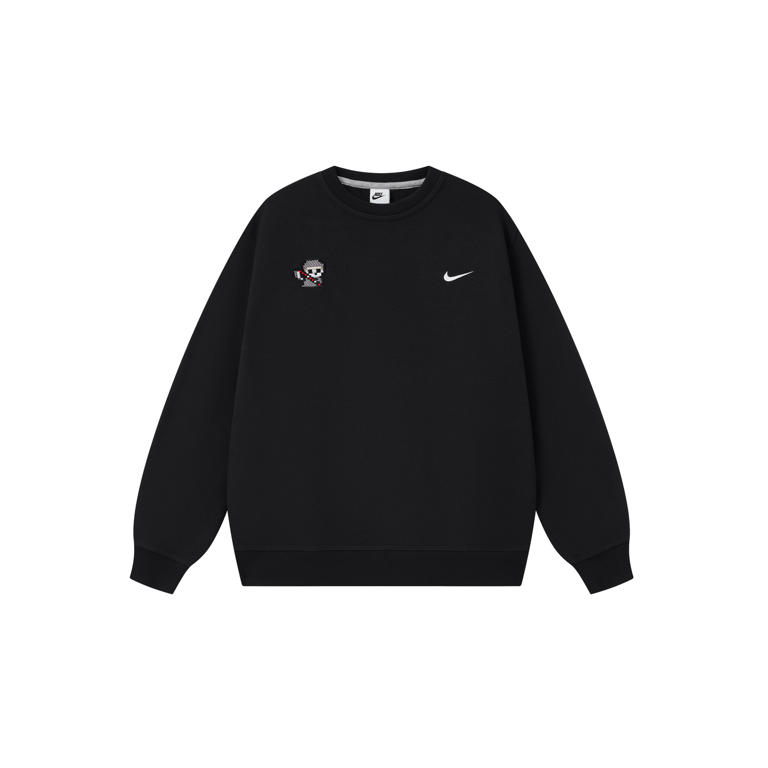 Nike Свитшоты Unisex Black с круглым вырезом, умеренная посадка
Nike Свитшоты Unisex Black с круглым вырезом, умеренная посадка