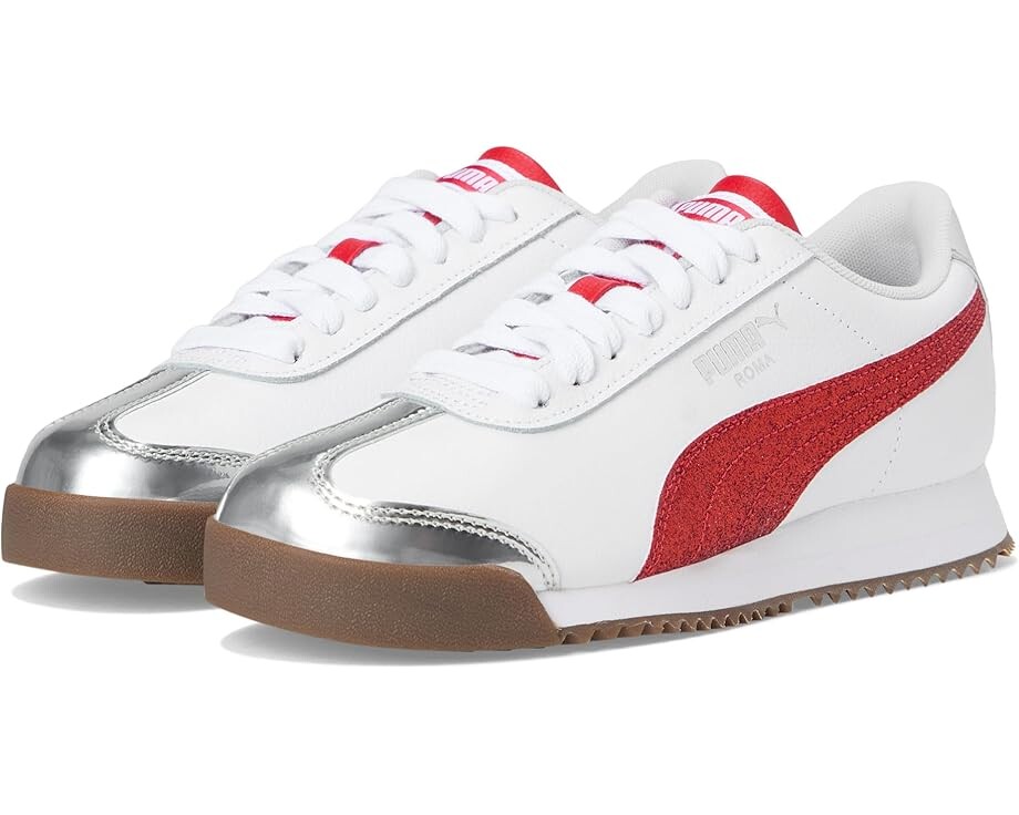 Кроссовки PUMA Kids Roma, цвет Puma White/For All Time Red/Puma Silver
Кроссовки PUMA Kids Roma, цвет Puma White/For All Time Red/Puma Silver