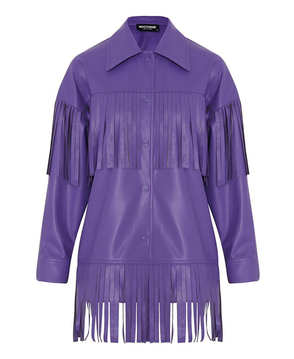 Женская куртка из искусственной замши с бахромой NOCTURNE
Женская куртка из искусственной замши с бахромой NOCTURNE
