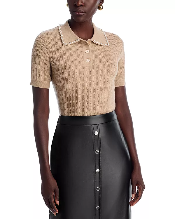 Кашемировый свитер Стиви Elie Tahari, бежевый
Кашемировый свитер Стиви Elie Tahari, бежевый