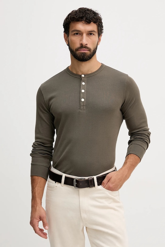 Хлопковый лонгслив Lindbergh, зеленый
Хлопковый лонгслив Lindbergh, зеленый