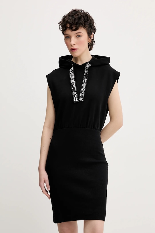 Хлопковое платье Karl Lagerfeld Jeans, черный
Хлопковое платье Karl Lagerfeld Jeans, черный