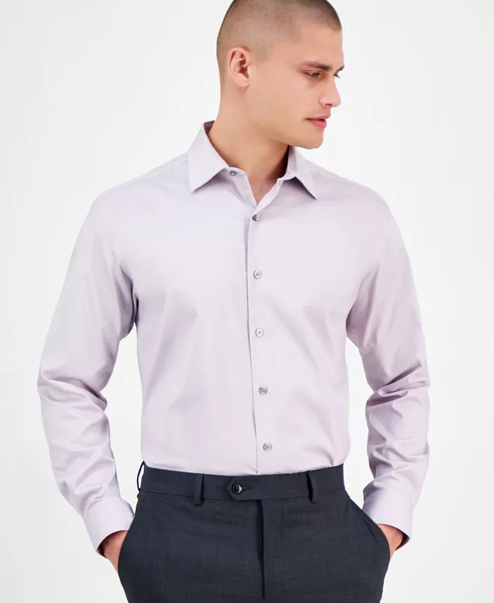 Мужская терморегулирующая рубашка, однотонная, облегающего и стандартного кроя Alfani, синий
Мужская терморегулирующая рубашка, однотонная, облегающего и стандартного кроя Alfani, синий