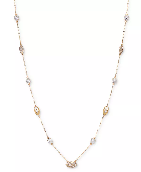 Ожерелье из золотистых кристаллов и открытых овалов длиной 36 дюймов T Tahari, gold
Ожерелье из золотистых кристаллов и открытых овалов длиной 36 дюймов T Tahari, gold