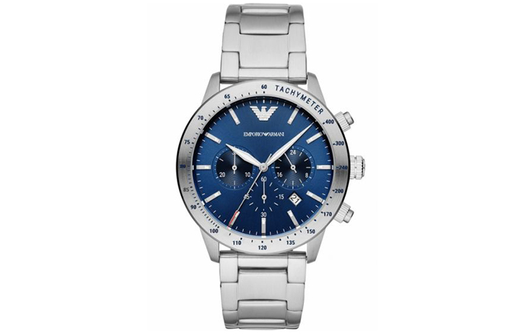 EMPORIO ARMANI Мужские наручные часы с кварцевым механизмом, стальной браслет, синий циферблат 43 мм
EMPORIO ARMANI Мужские наручные часы с кварцевым механизмом, стальной браслет, синий циферблат 43 мм