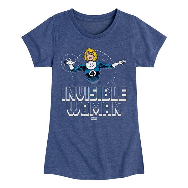 Футболка с принтом Invisible Woman для девочек 7-16 лет Marvel, Heather Navy
Футболка с принтом Invisible Woman для девочек 7-16 лет Marvel, Heather Navy