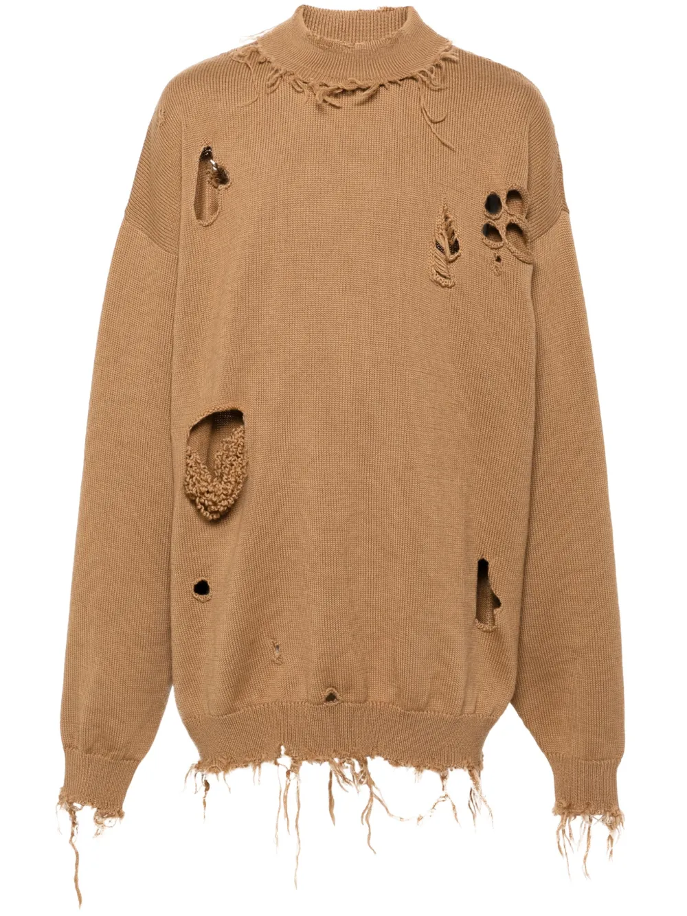 Свитер Destroyed VETEMENTS, коричневый
Свитер Destroyed VETEMENTS, коричневый