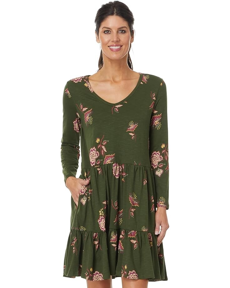 Платье Toad&Co Marley Tiered Long Sleeve Dress, цвет Epidote LG Scale Print
Платье Toad&Co Marley Tiered Long Sleeve Dress, цвет Epidote LG Scale Print