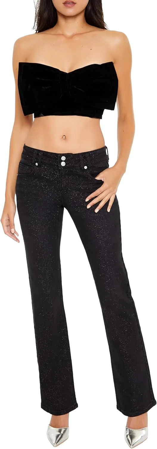 Forever 21 Женские джинсы Bootcut с пайетками
Forever 21 Женские джинсы Bootcut с пайетками