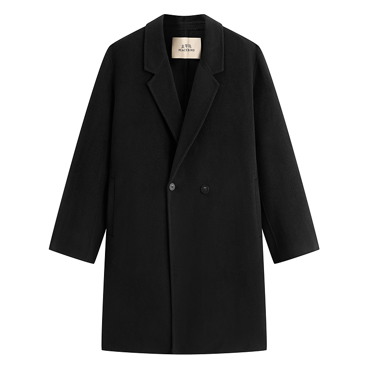 PEACEBIRD MEN Пальто мужское Black 1 Lapel Moderate
PEACEBIRD MEN Пальто мужское Black 1 Lapel Moderate