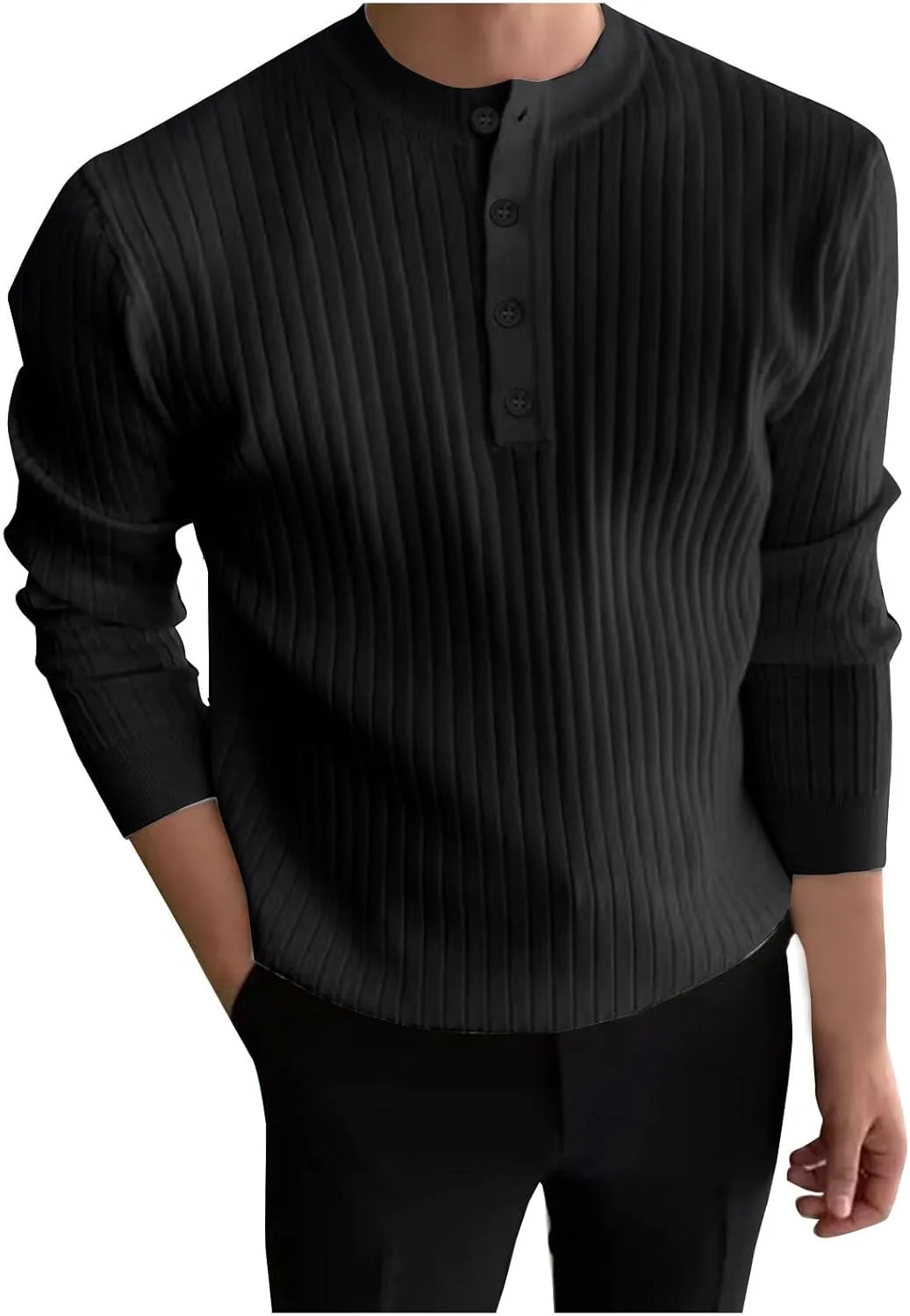 Мужской свитер Cambkatl с воротником-стойкой, Slim Fit, длинный рукав
Мужской свитер Cambkatl с воротником-стойкой, Slim Fit, длинный рукав