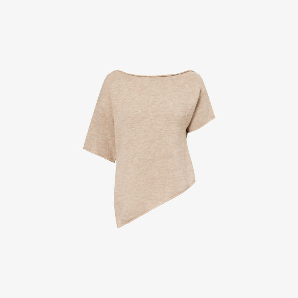 Топ Dissh из хлопка и льна с открытыми плечами, песочный
Топ Dissh из хлопка и льна с открытыми плечами, песочный